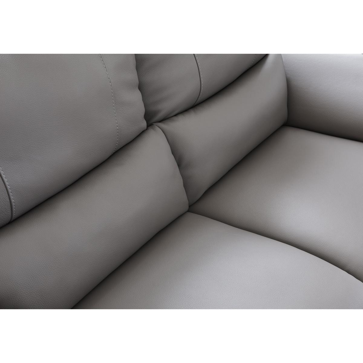 Apulia 3 Seater Leather Power Recliner Sofa - Beige - By Furniture Village – image 6
