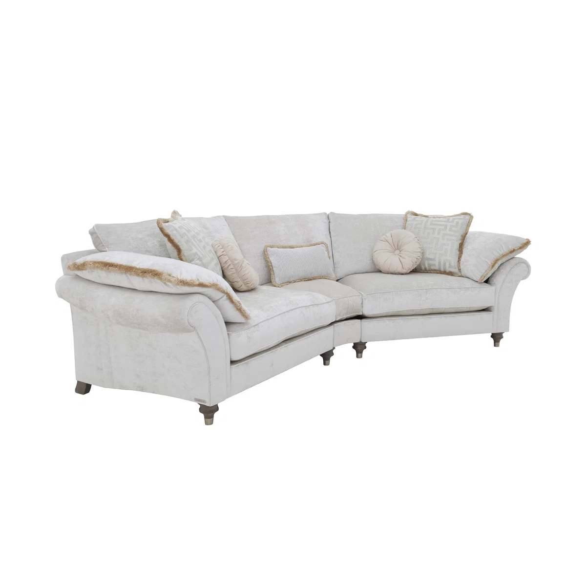 Duresta - Princeton Fabric Wedge  Corner Sofa - Blue – image 6