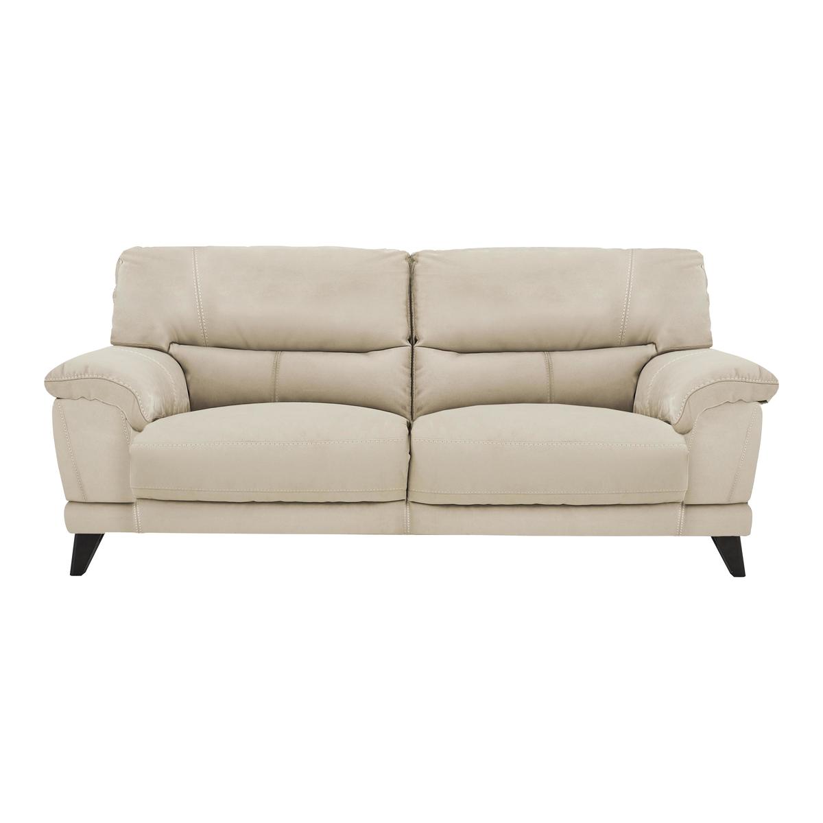 Pacific 3 Seater Fabric Sofa - Beige - By Furniture Village – image 1