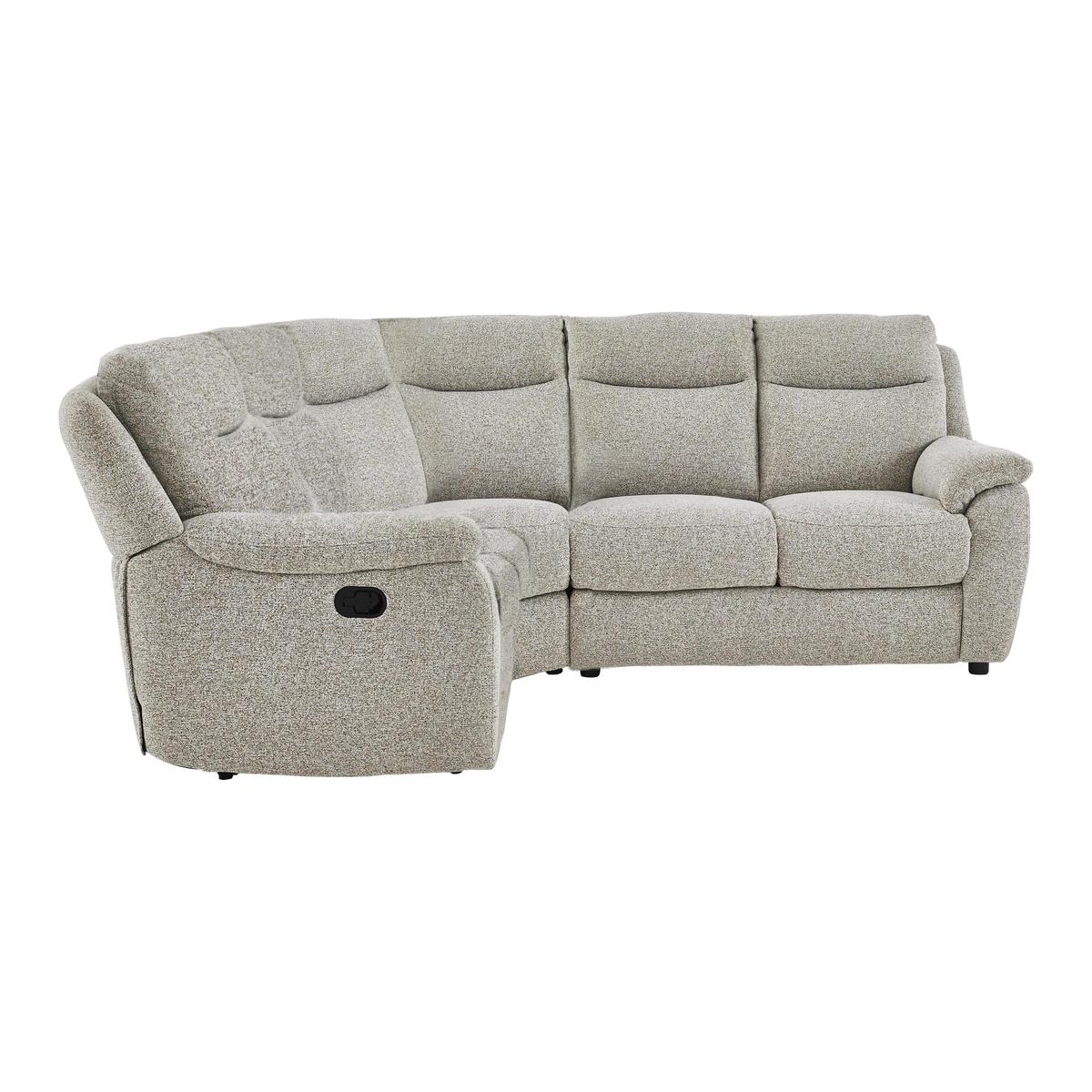 Bounce Fabric Corner Sofa - Beige - By Furniture Village – image 2