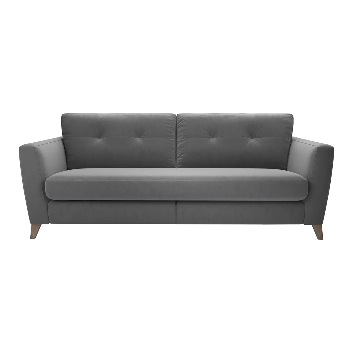The Lounge Co. - Hermione 4 Seater Fabric Sofa - Grey – image 1
