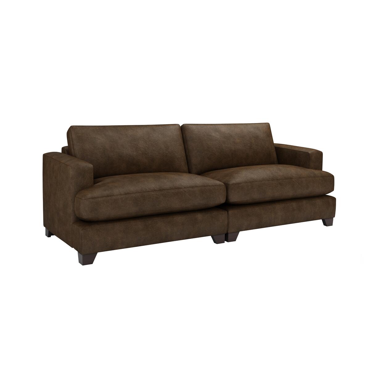 The Lounge Co. - Lorrie 4 Seater Leather Sofa - Grey – image 3