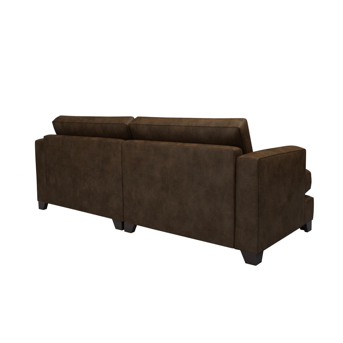 The Lounge Co. - Lorrie 4 Seater Leather Sofa - Grey – image 4