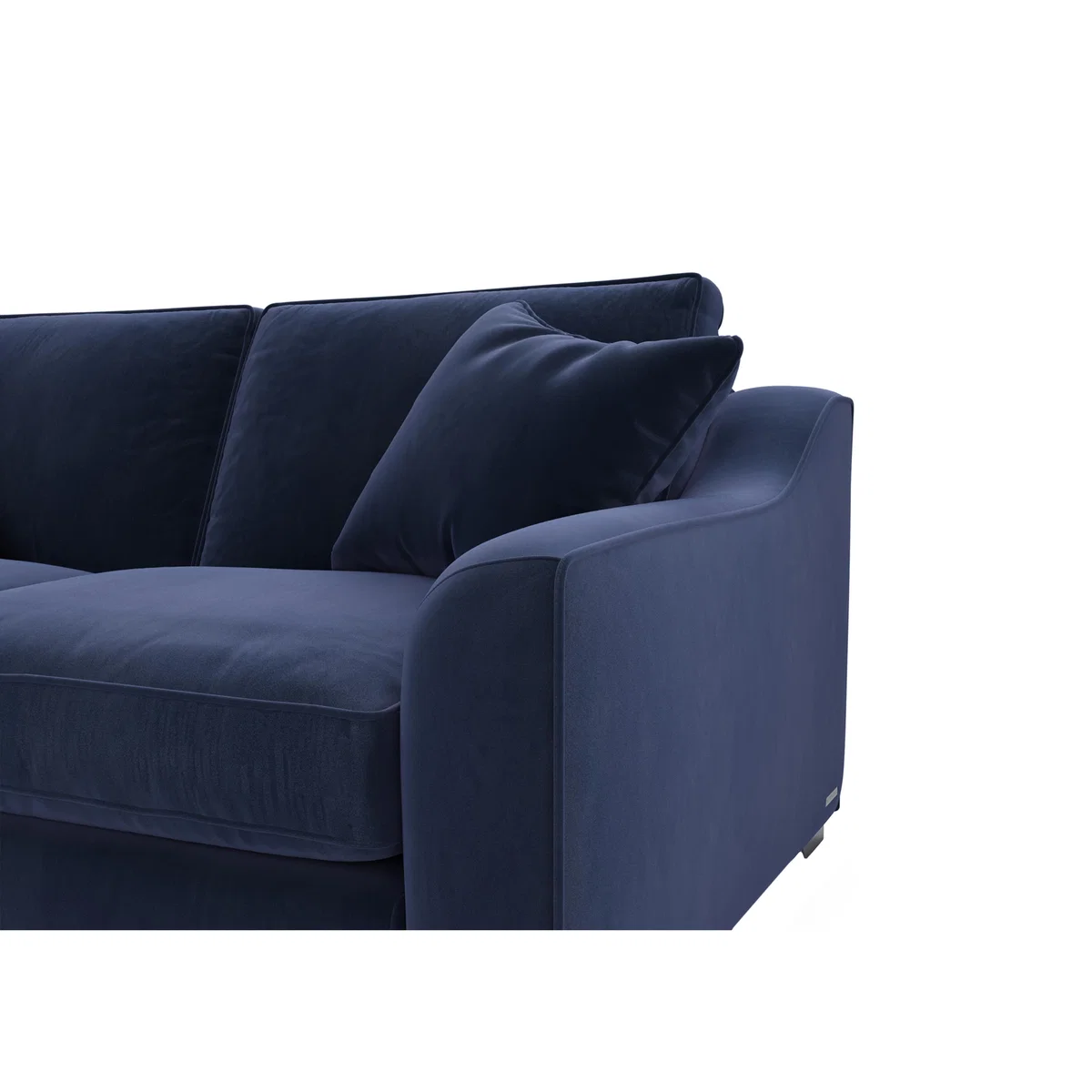 The Lounge Co. - Isobel 3 Seater Fabric Sofa - Silver – image 2