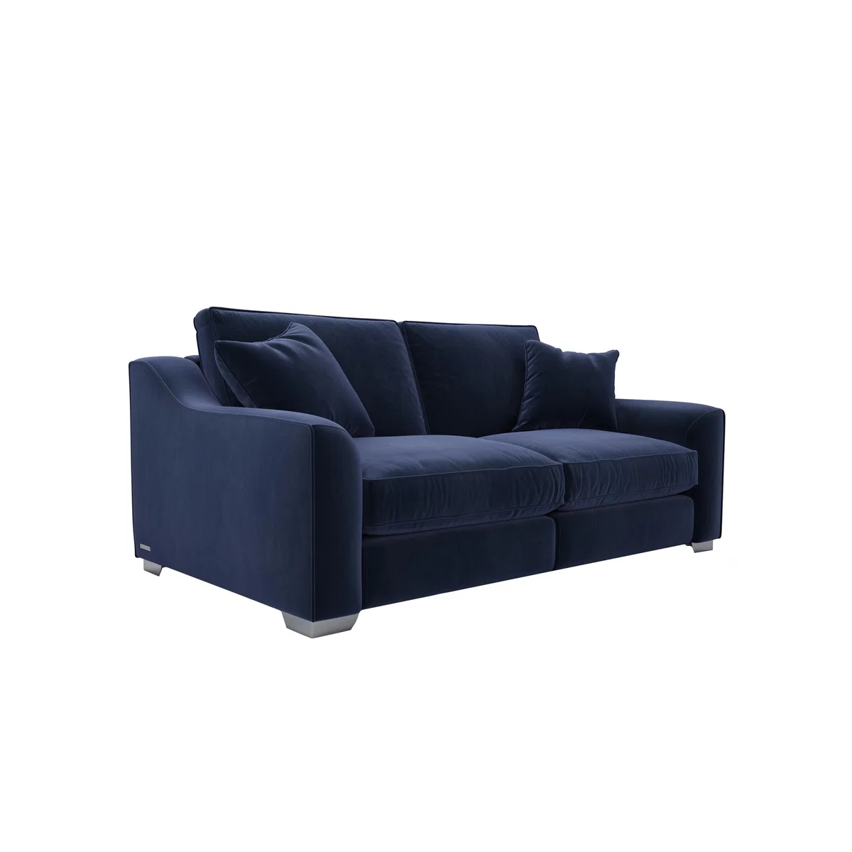 The Lounge Co. - Isobel 3 Seater Fabric Sofa - Silver – image 4