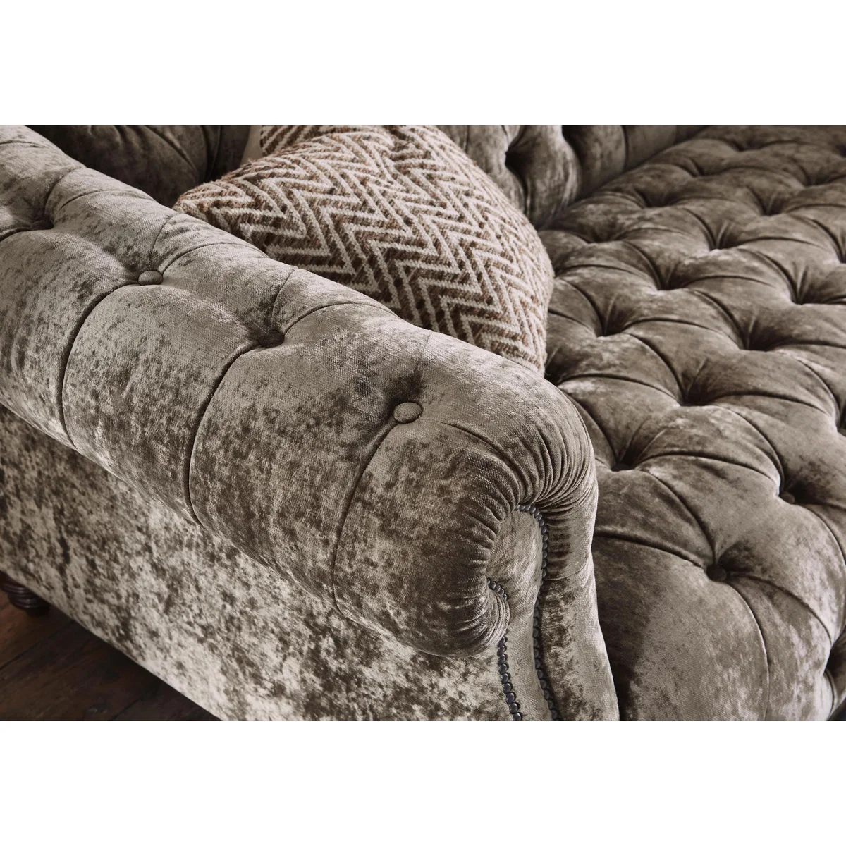 Tetrad - Southwood 4 Seater Velvet Sofa - Beige – image 4