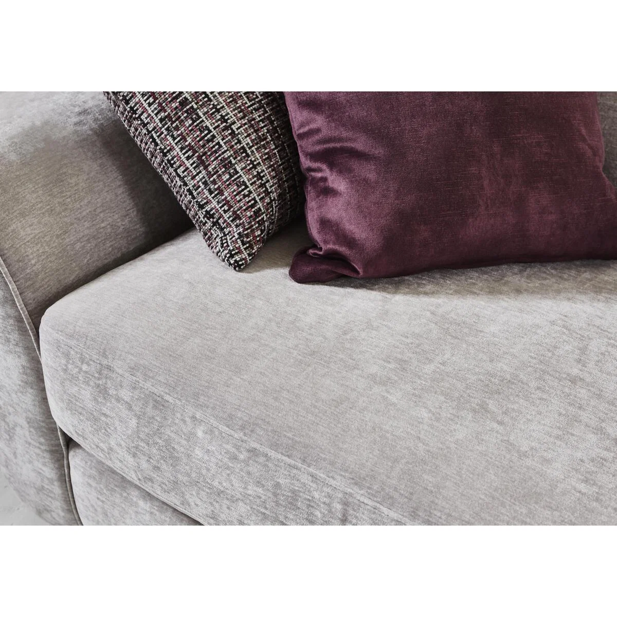Rosie 3 Seater Fabric Sofa - Grey – image 4