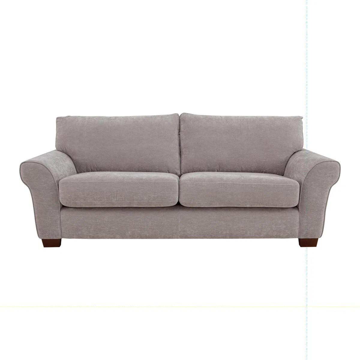 Rosie 3 Seater Fabric Sofa - Grey – image 1