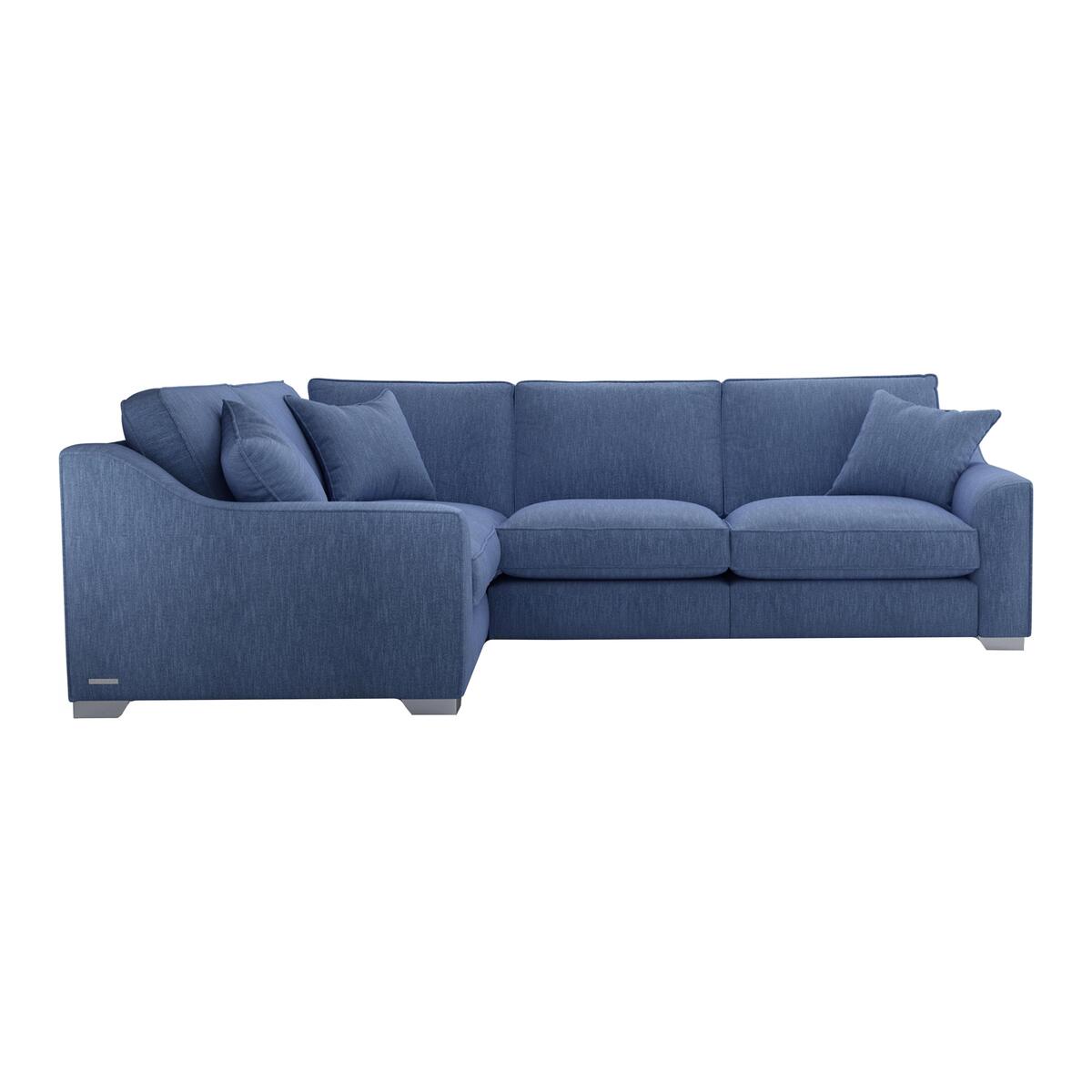 The Lounge Co. - Isobel Small Fabric Corner Sofa - Blue
