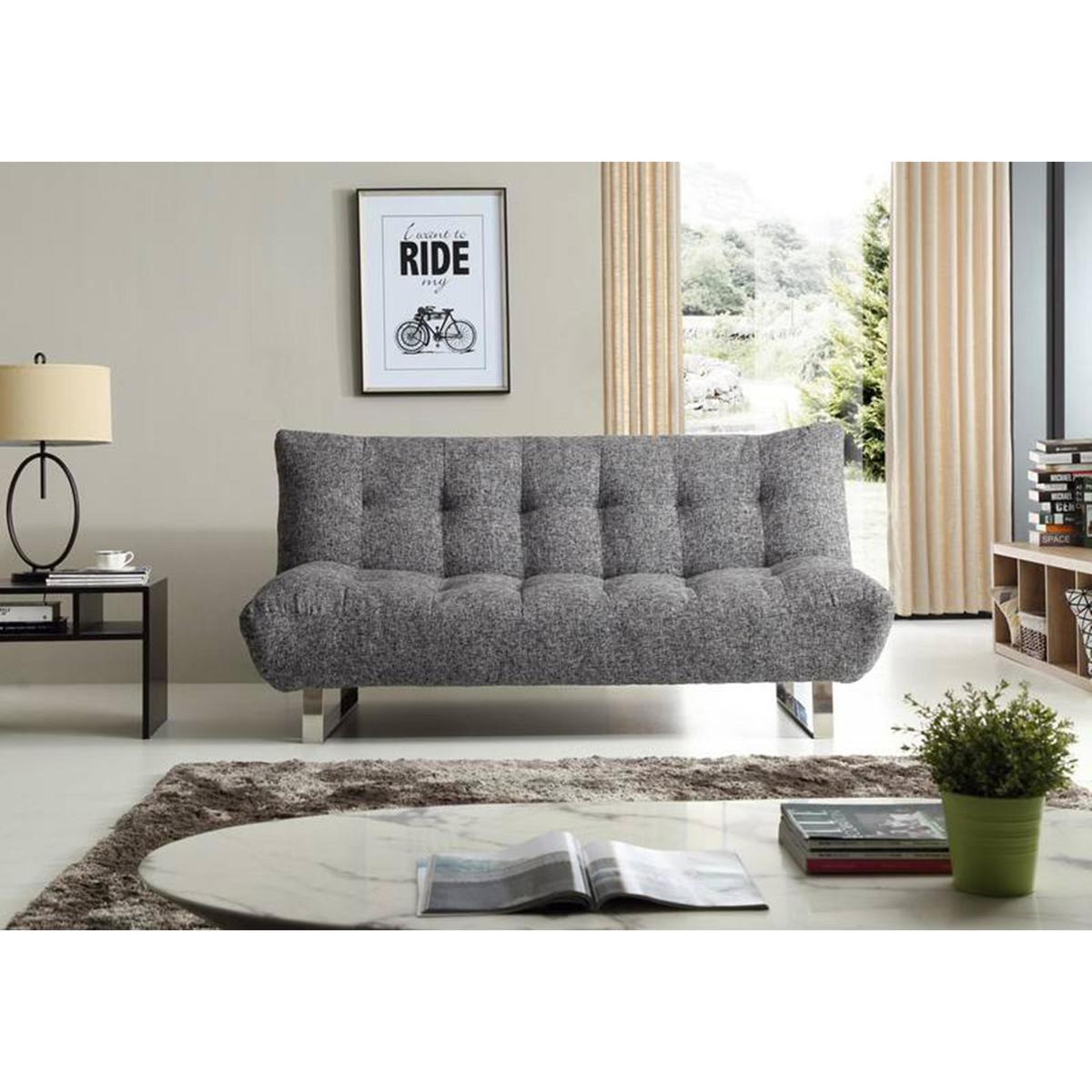Lux Fabric Sofa Bed - Grey - By Furniture Village – image 4