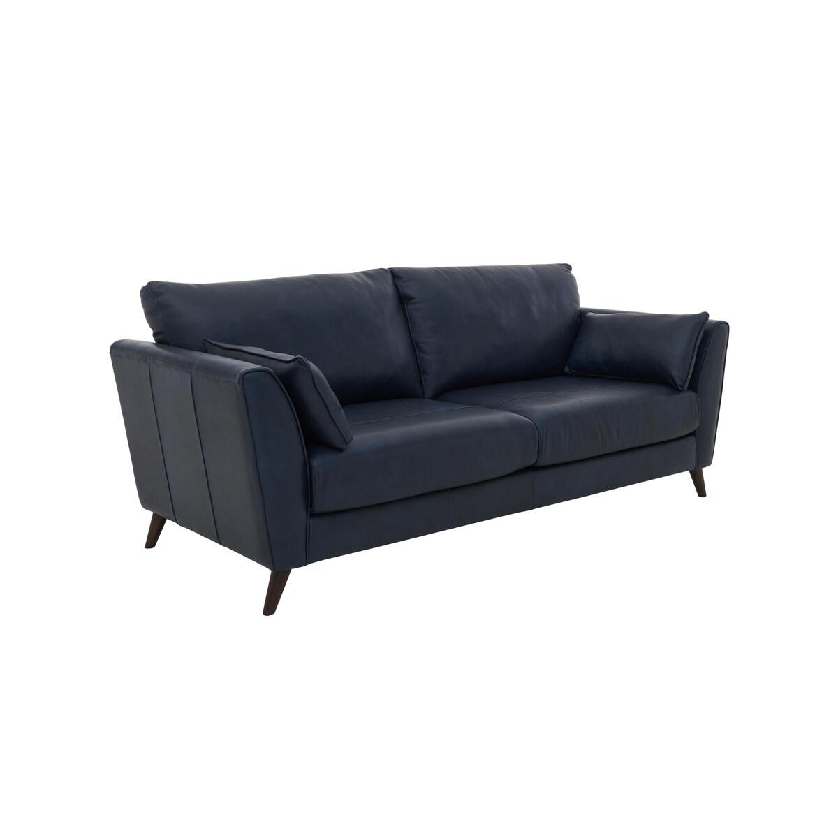 Oceano 3 Seater Leather Sofa - Green – image 6