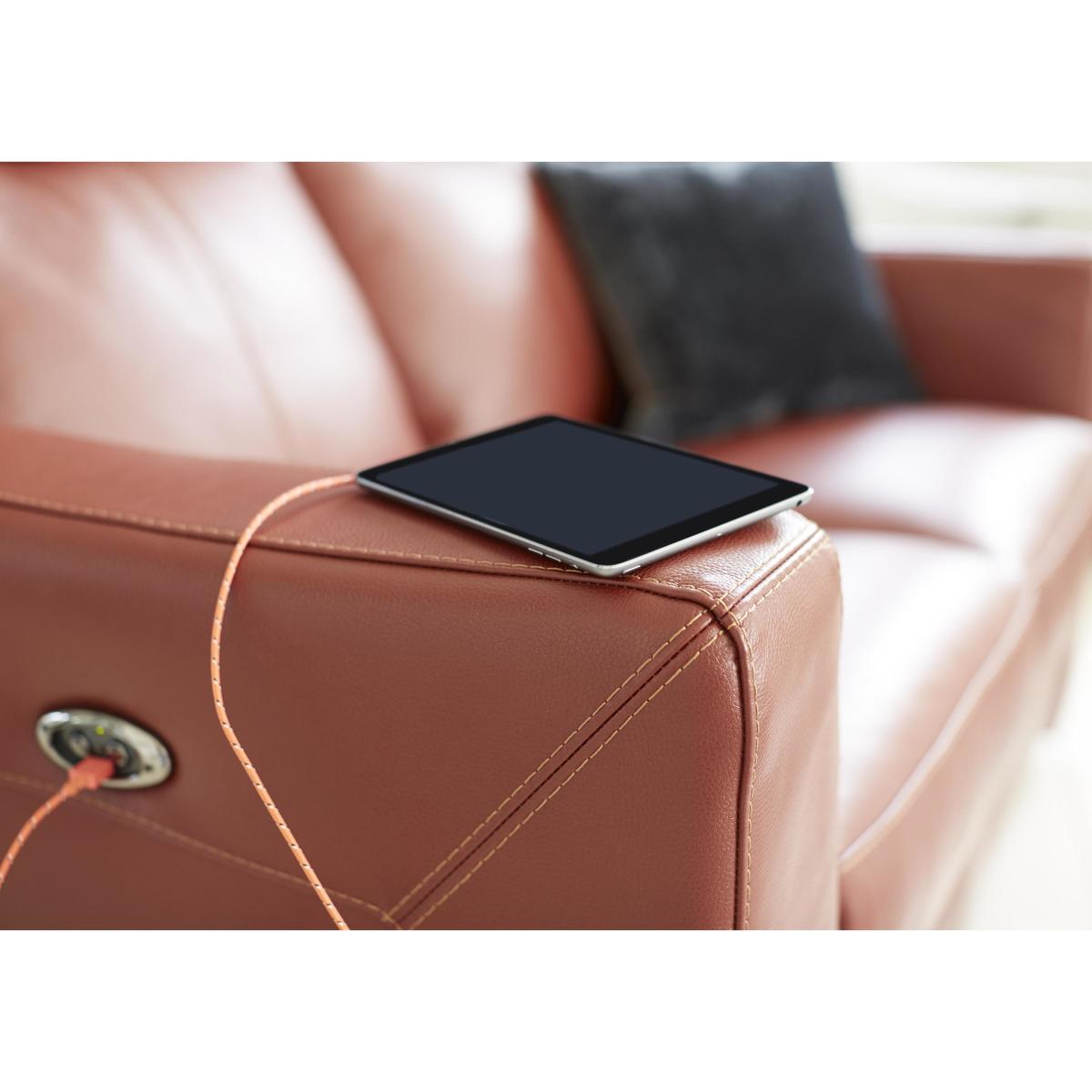 World of Leather - Compact Collection Midi 3 Seater Leather Recliner Sofa – image 3
