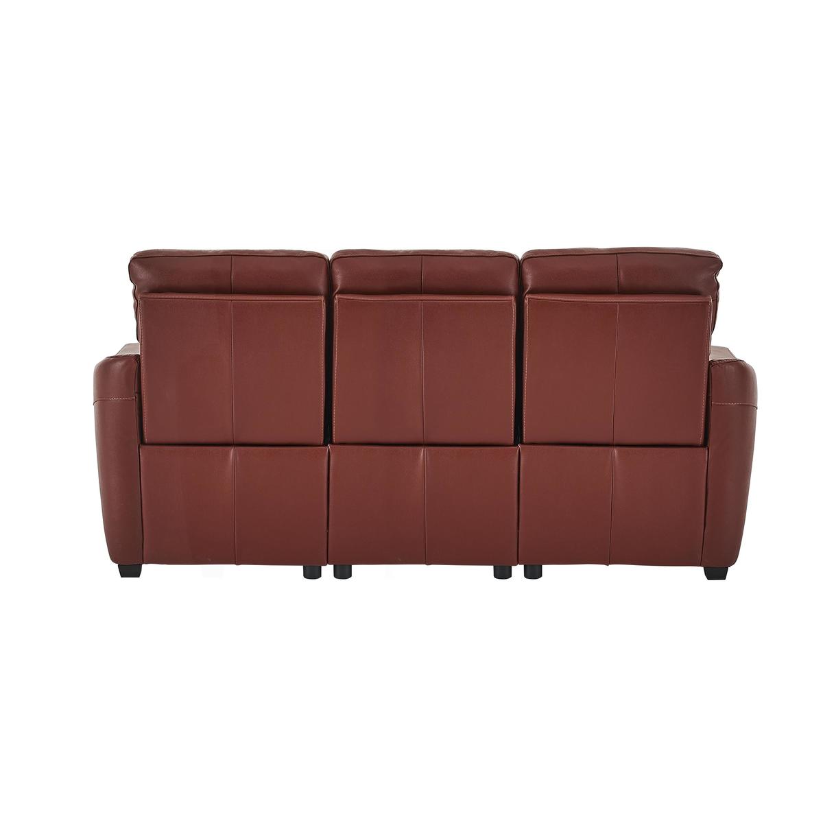 World of Leather - Compact Collection Midi 3 Seater Leather Recliner Sofa – image 6