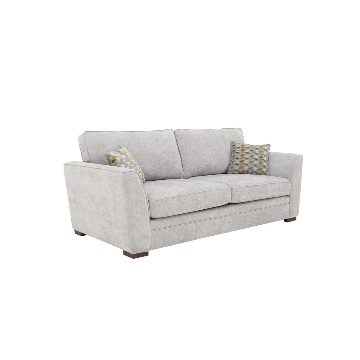 The Delight 3 Seater Classic Back Fabric Sofa - Mink – image 4