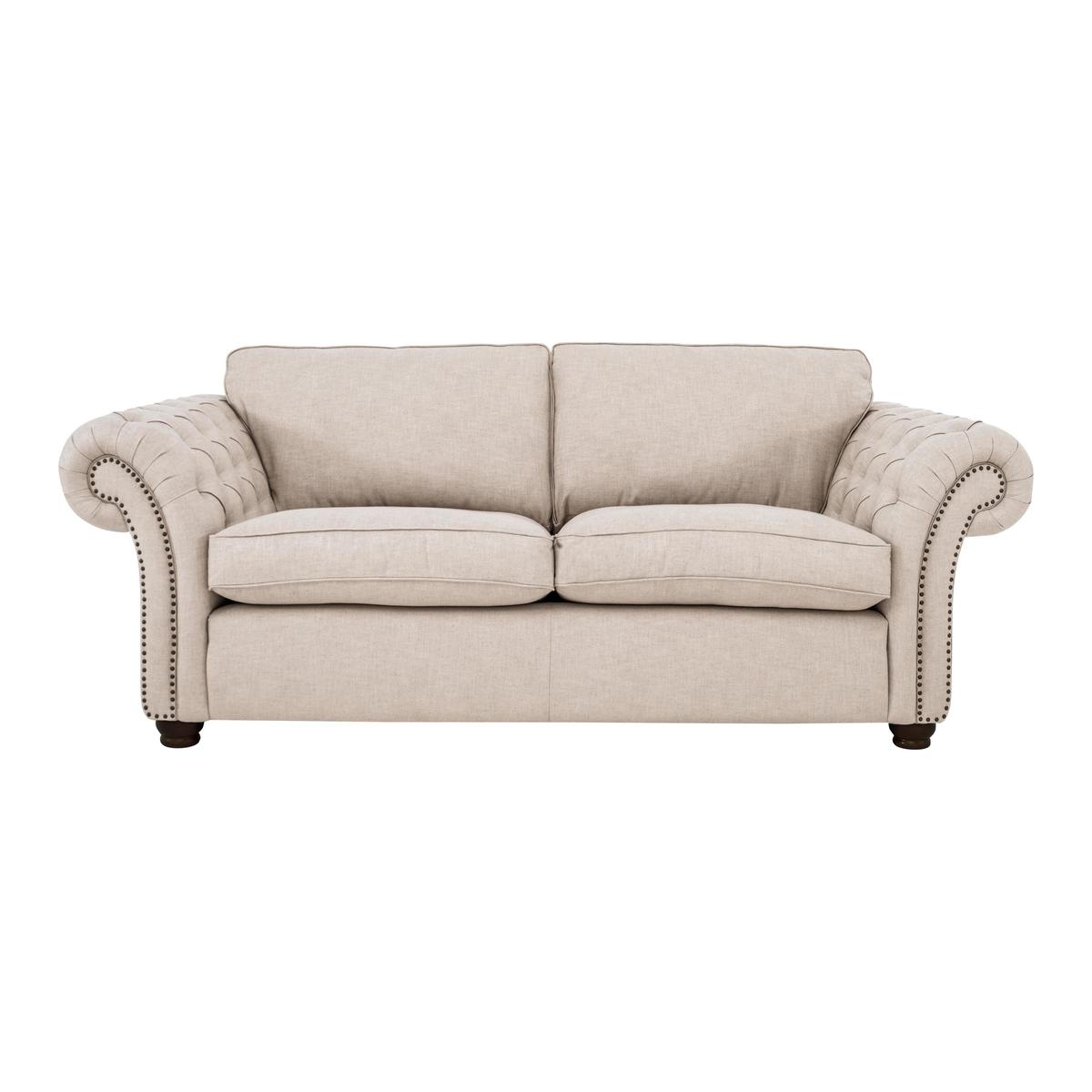 Lanesborough 2 Seater Classic Back Fabric Sofa - Beige - By Furniture Village – image 2