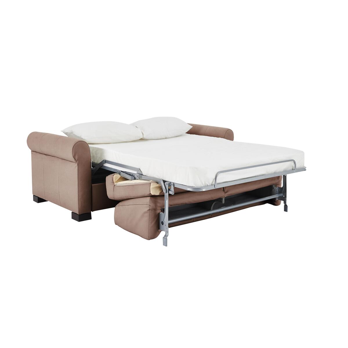 Nicoletti - Alcova 2.5 Seater Fabric Sofa Bed with Scroll Arms - Black – image 5