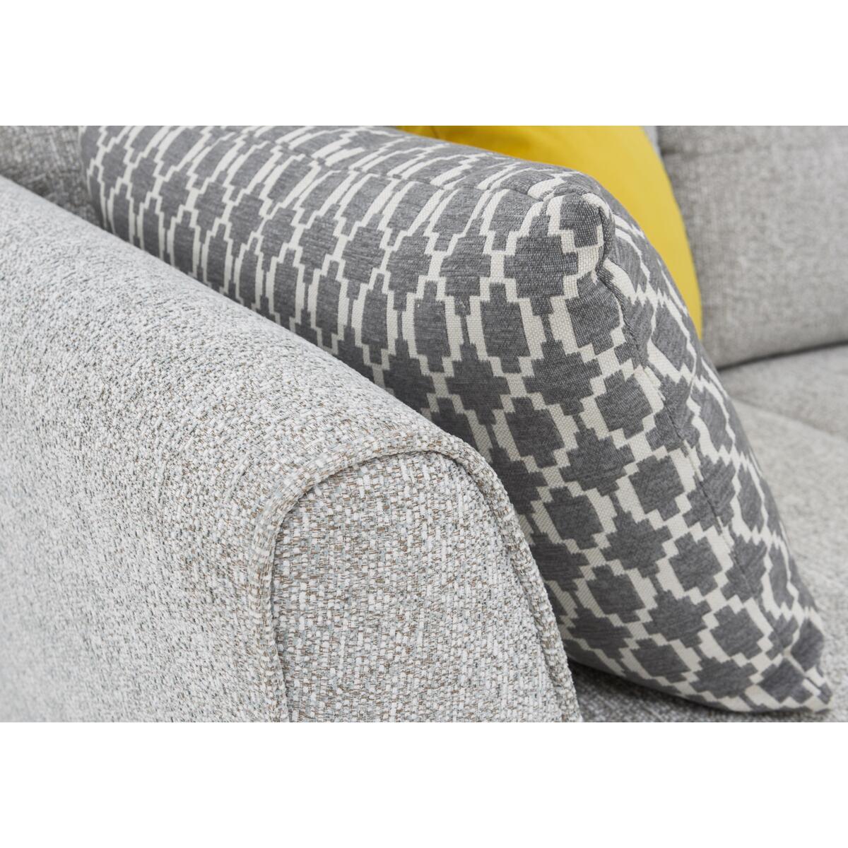 Connection 2 Seater Classic Back Fabric Sofa - Beige – image 6