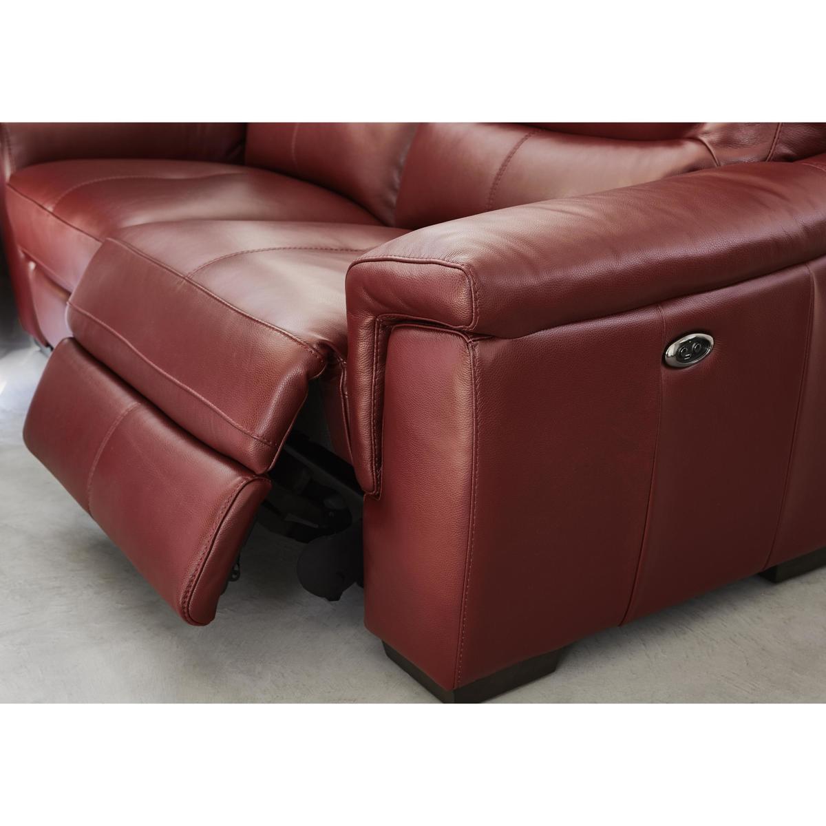 World of Leather - Aneto 2 Seater Leather Manual Recliner Sofa – image 9