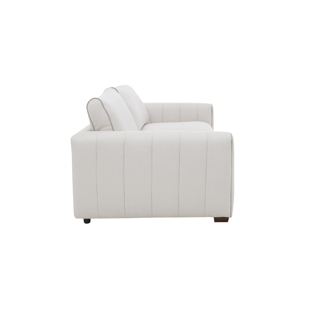 Kamille 4 Seater Fabric Classic Back Sofa - White - By Furniture Village – image 5