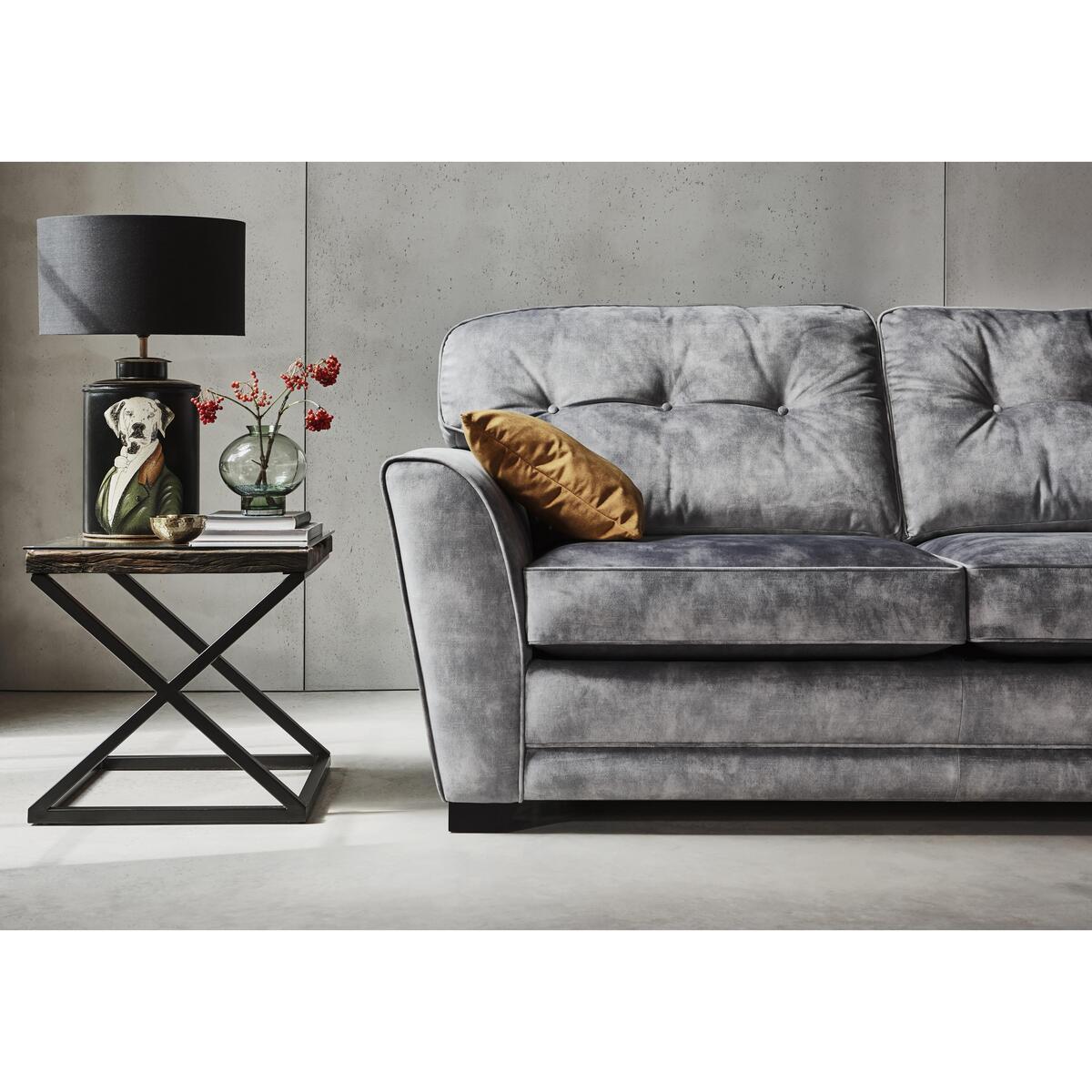 Nelly 3 Seater Fabric Sofabed - Cream – image 4