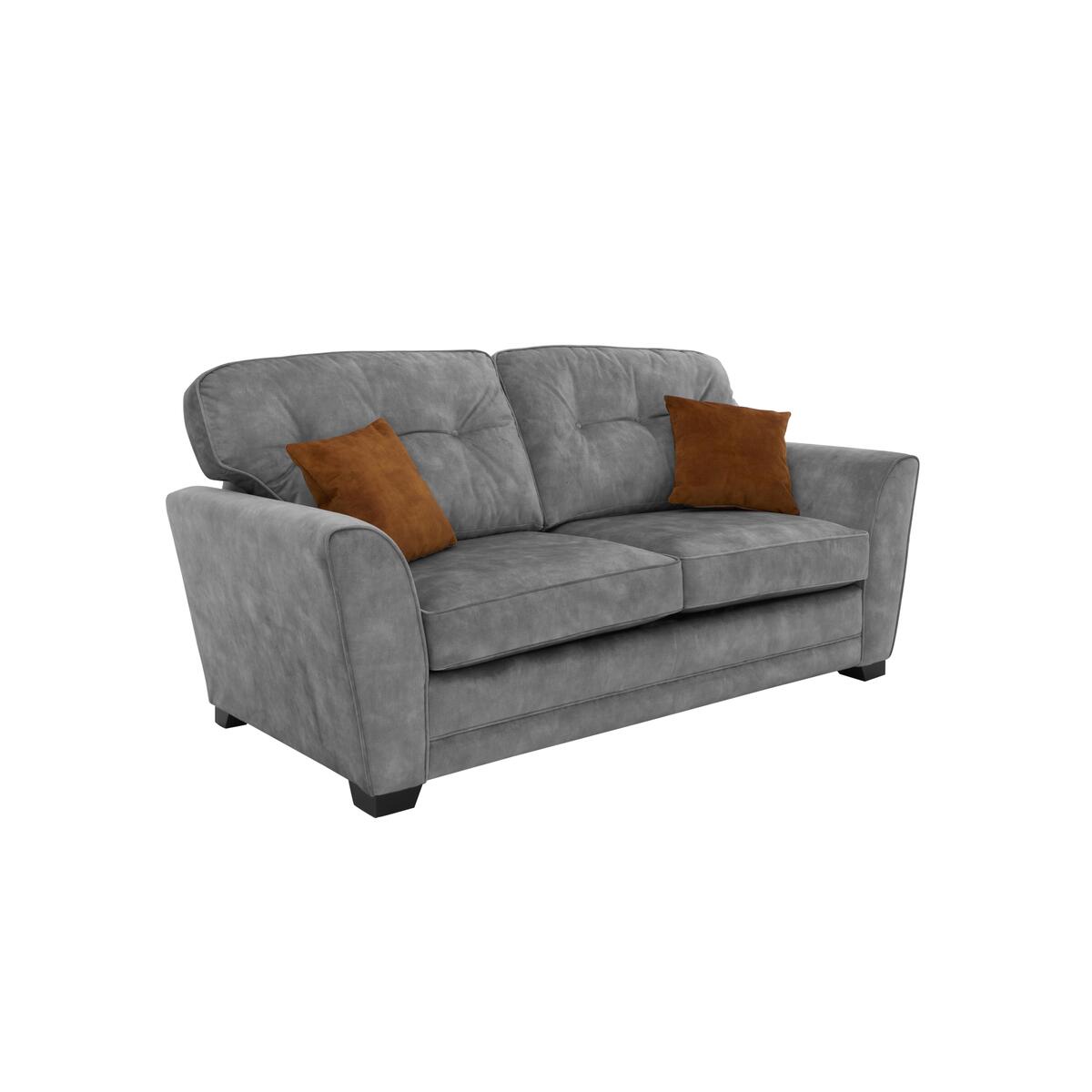 Nelly 3 Seater Fabric Sofabed - Cream – image 7