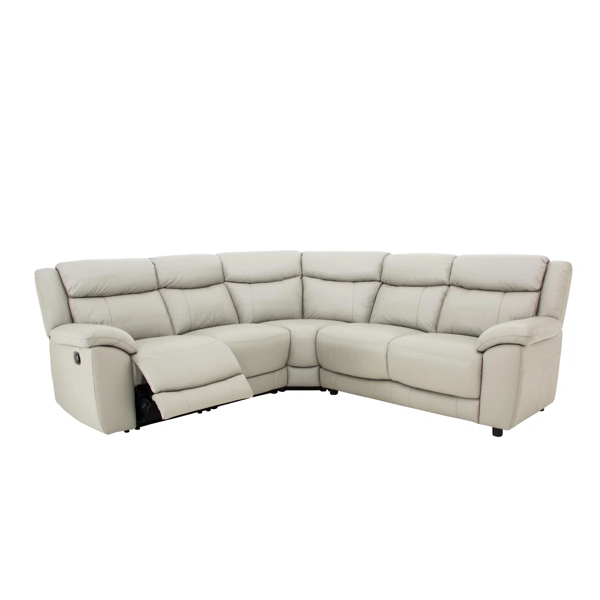 World of Leather - Bounce Leather Corner Sofa - Beige – image 5