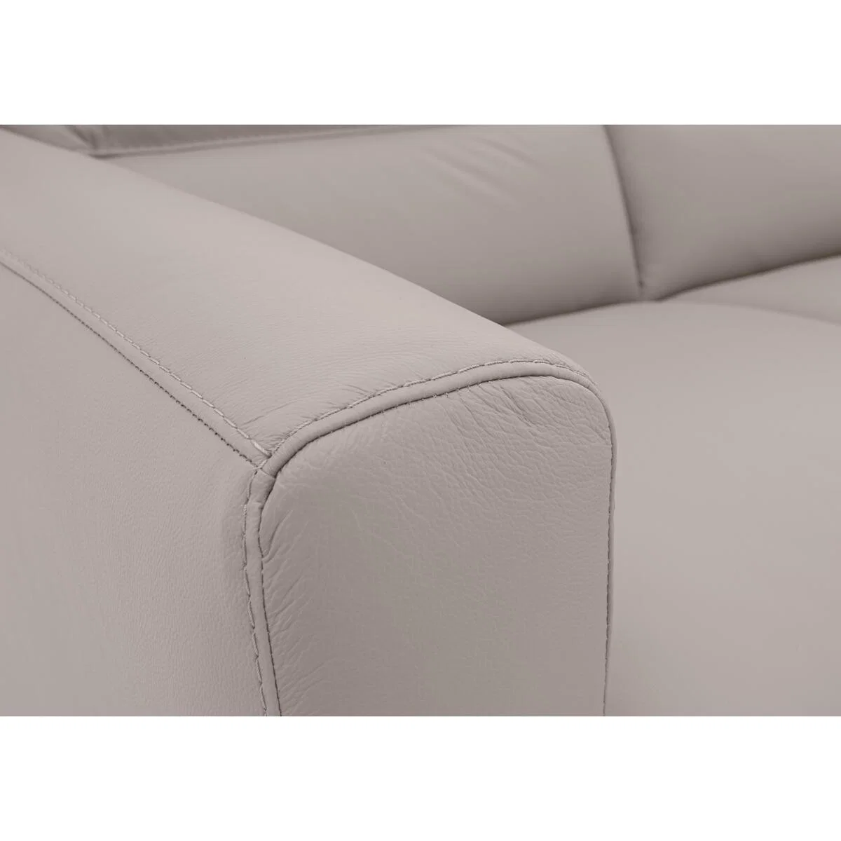 Versano Leather Corner Sofa - Grey – image 2