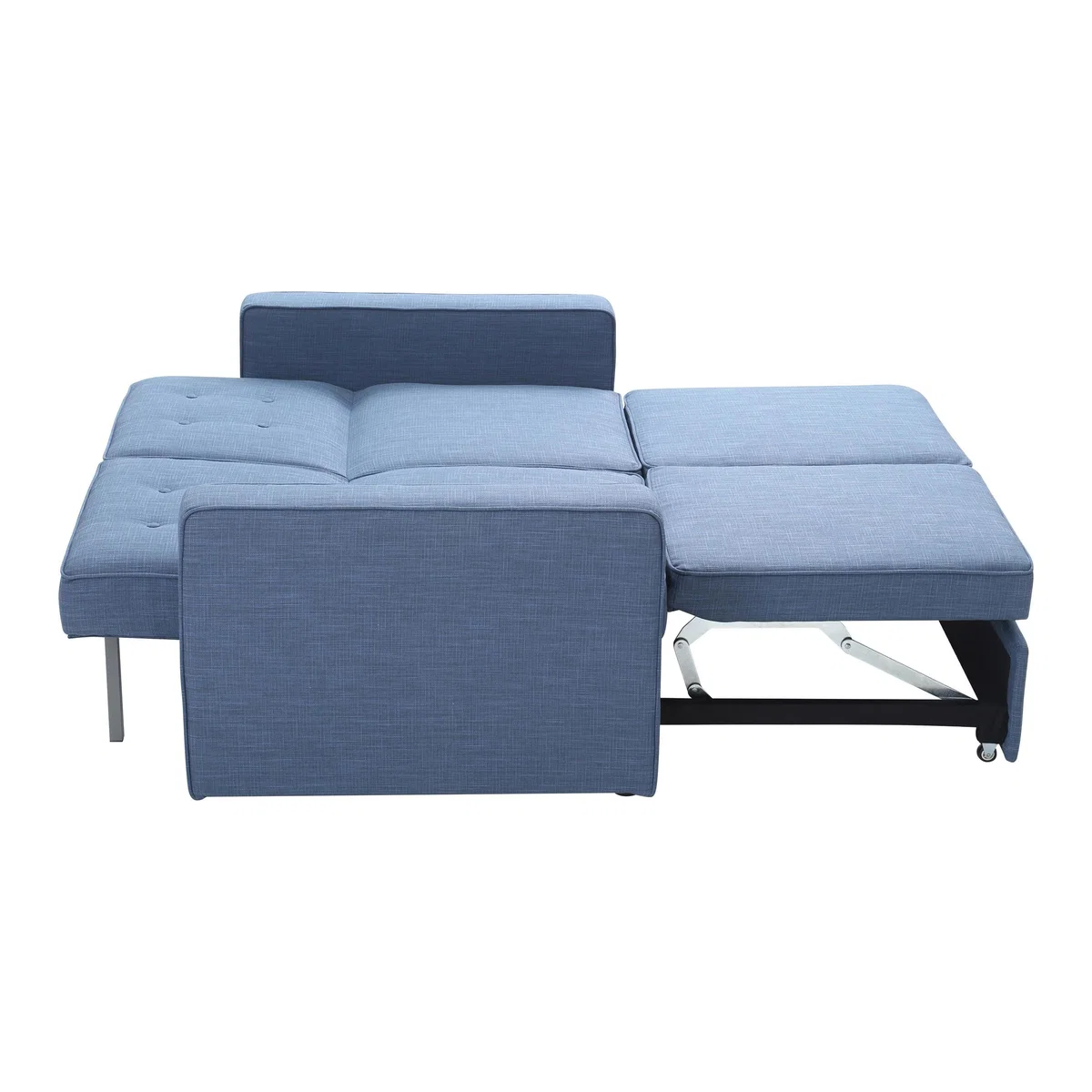 Julia Fabric Sofa Bed - Blue - By Furniture Village – image 2