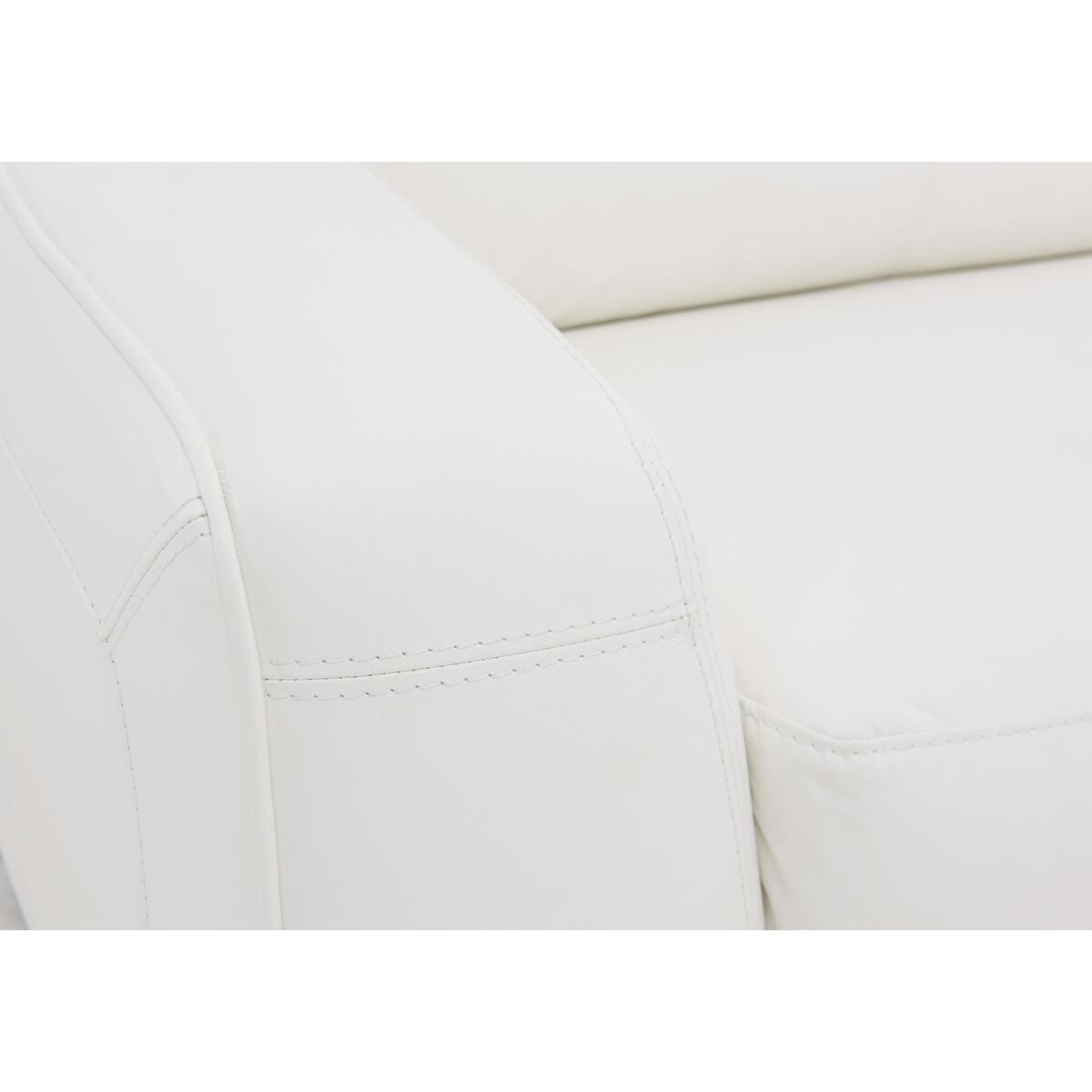 Cressida 3 Seater Leather Sofa Bed - Blue- World of Leather – image 7