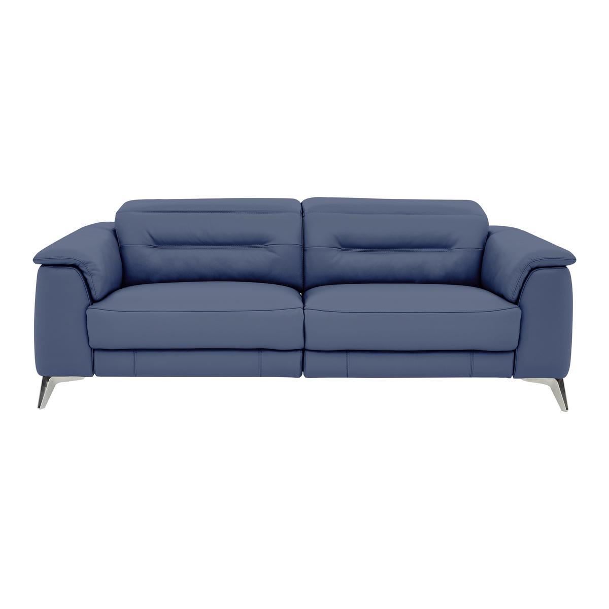 World of Leather - Sanza 3 Seater Leather Power Recliner Sofa with Power Headrests – image 1