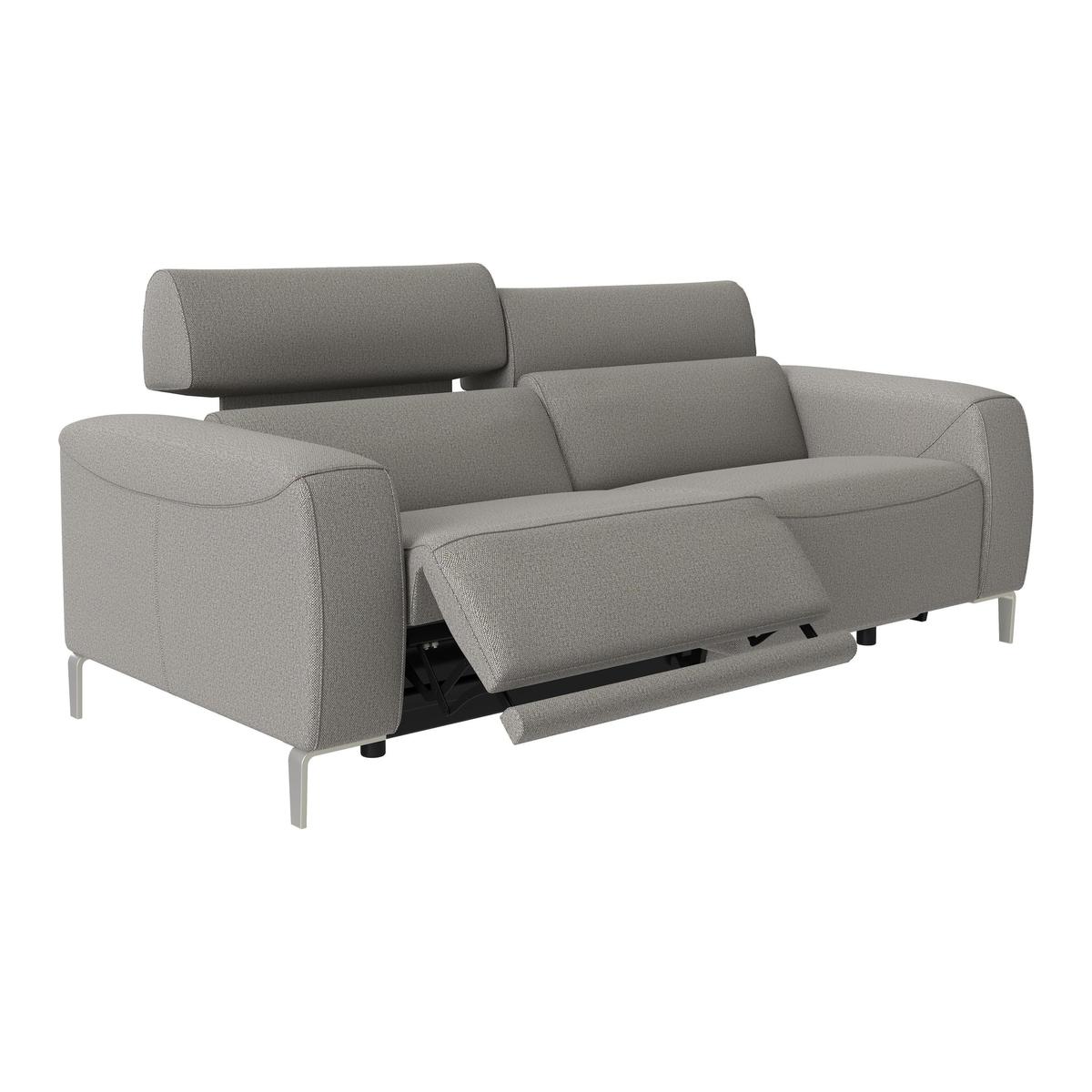 Nicoletti - Lusso 3 Seater Fabric Power Recliner Sofa with Power Headrests – image 2