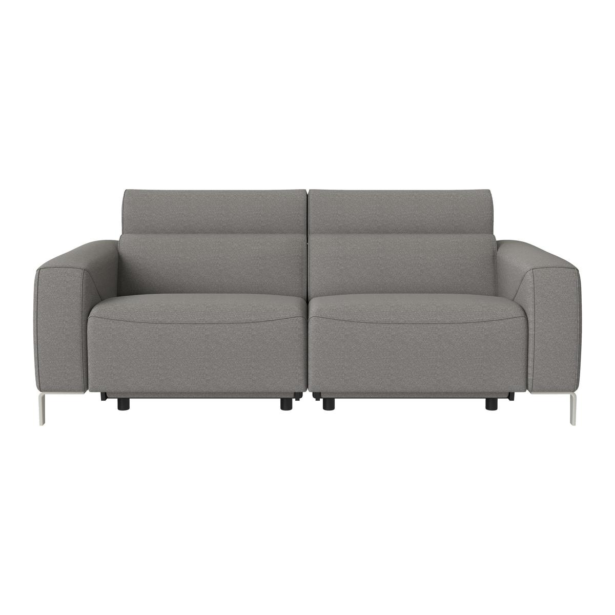 Nicoletti - Lusso 3 Seater Fabric Power Recliner Sofa with Power Headrests – image 1
