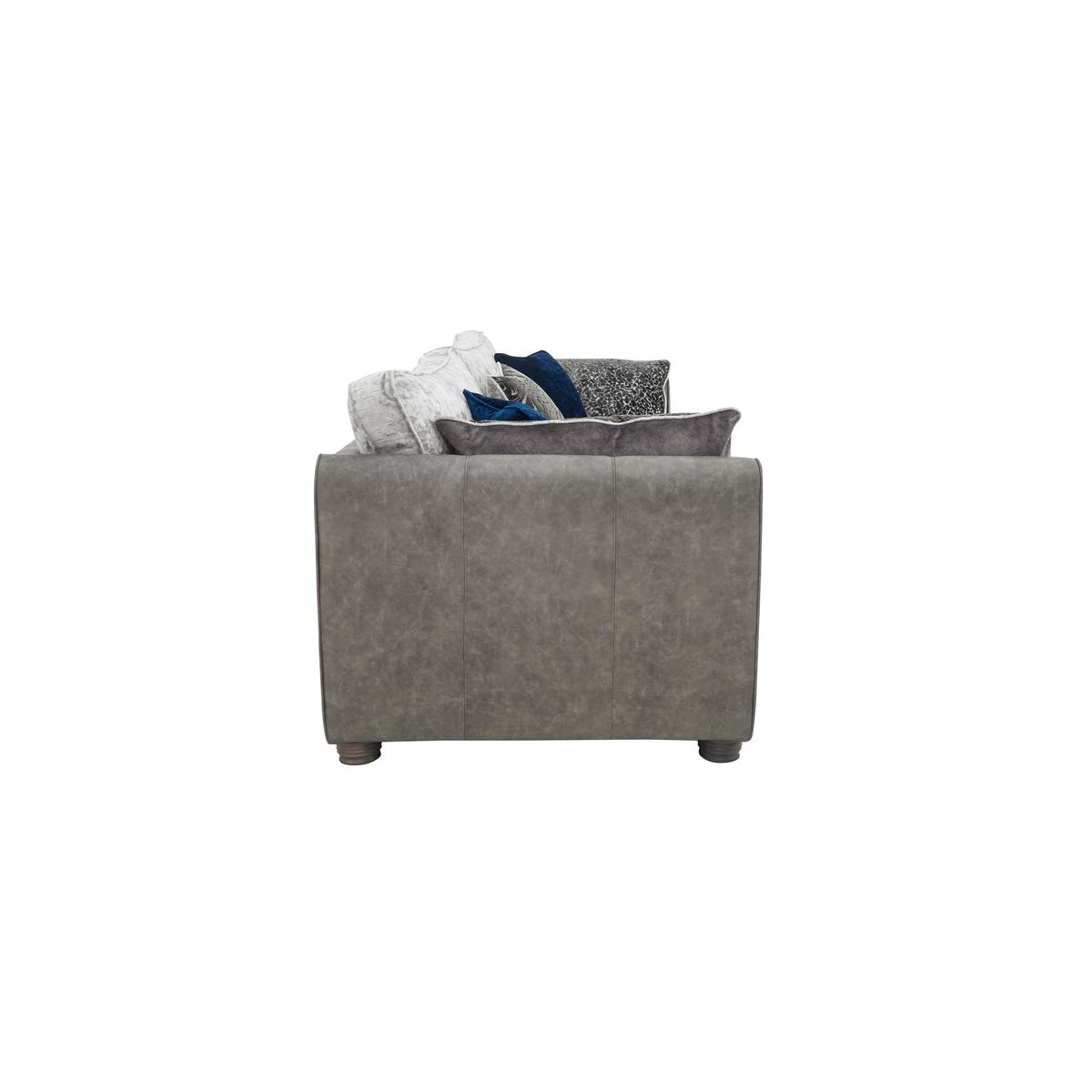 Inspiration 4 Seater Classic Back Sofa - Grey - By Furniture Village – image 5