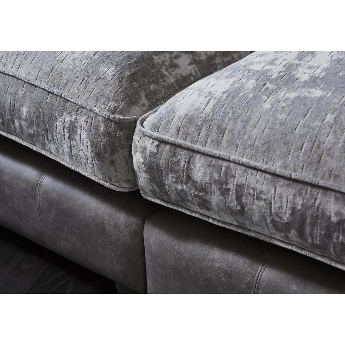 Inspiration 4 Seater Classic Back Sofa - Grey - By Furniture Village – image 7