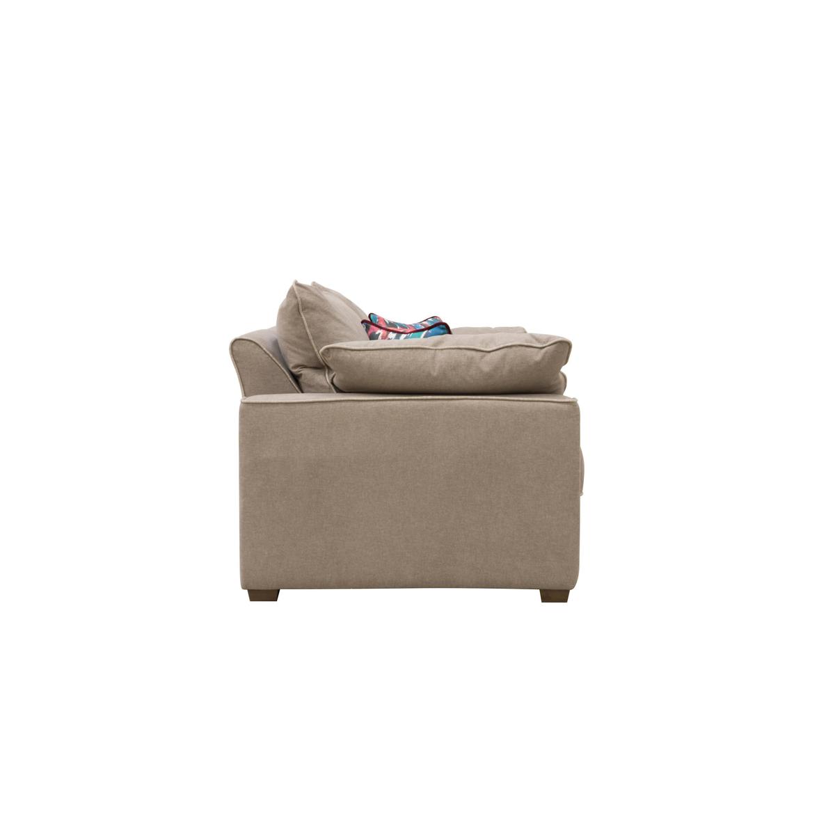Collins and Hayes - Jarvis Large Fabric Sofa with Piping - Grey – image 6