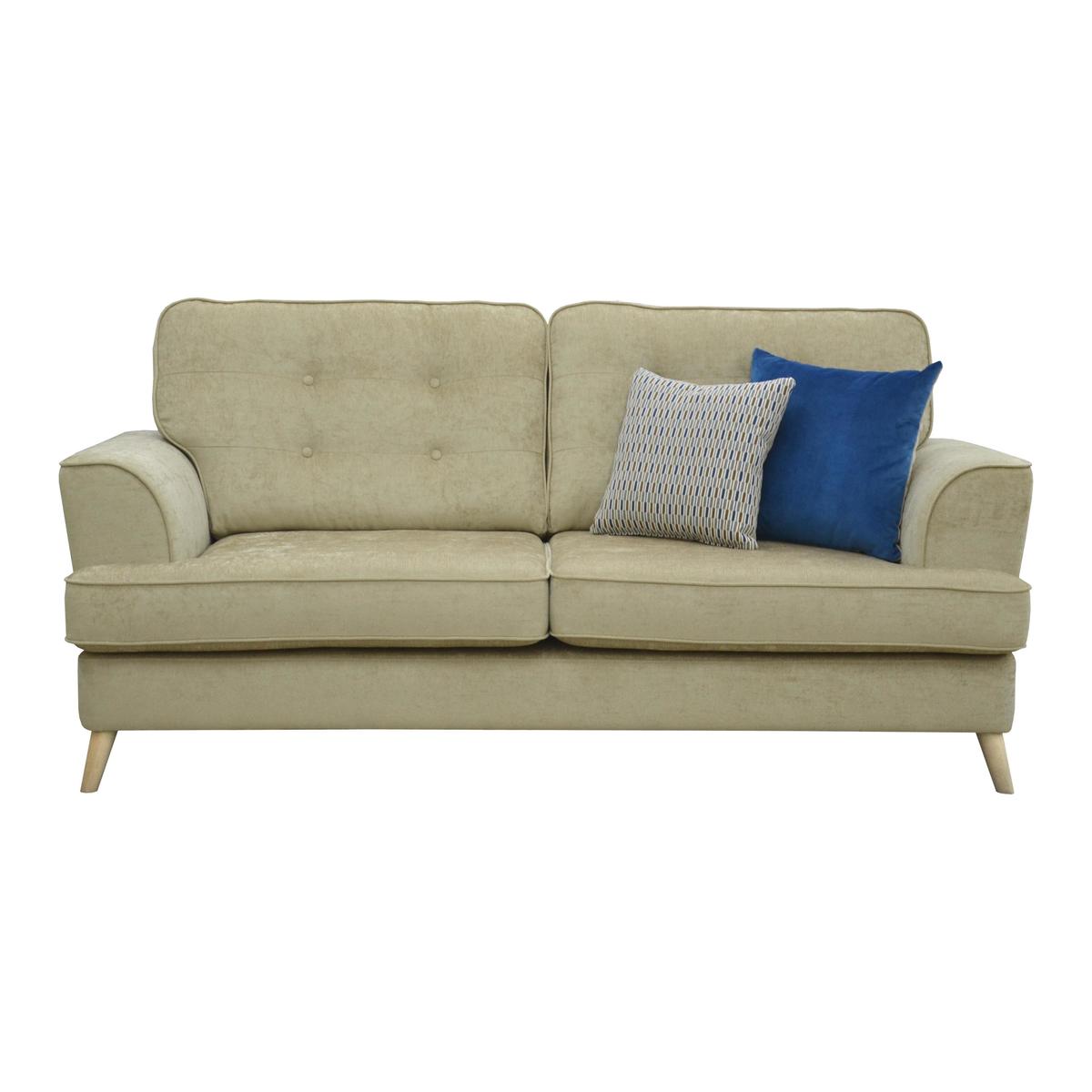 Apres 3 Seater Fabric Sofa - Beige - By Furniture Village – image 2