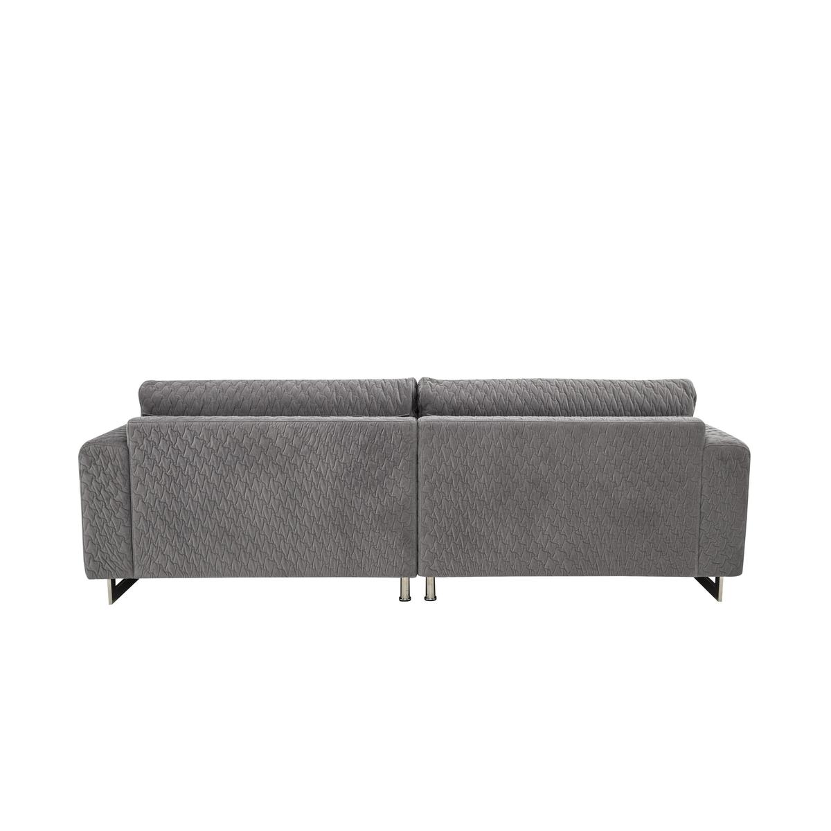 Sofisticat 4 Seater Classic Back Fabric Sofa - Grey - By Furniture Village – image 5
