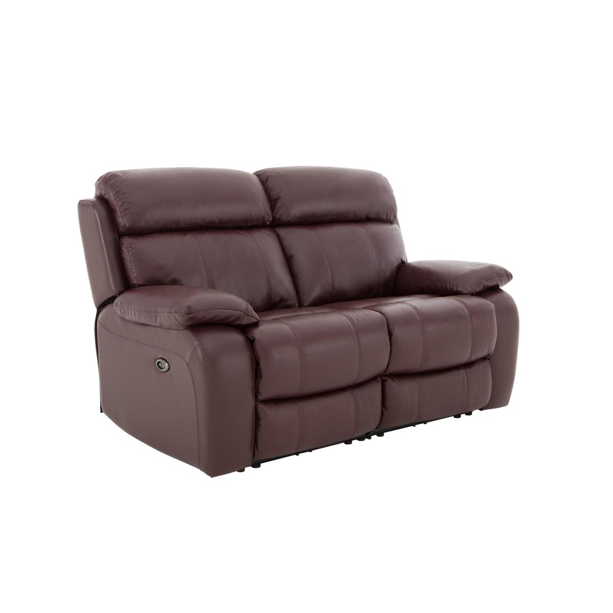 World of Leather - Moreno 2 Seater Leather Manual Recliner Sofa - Beige – image 3
