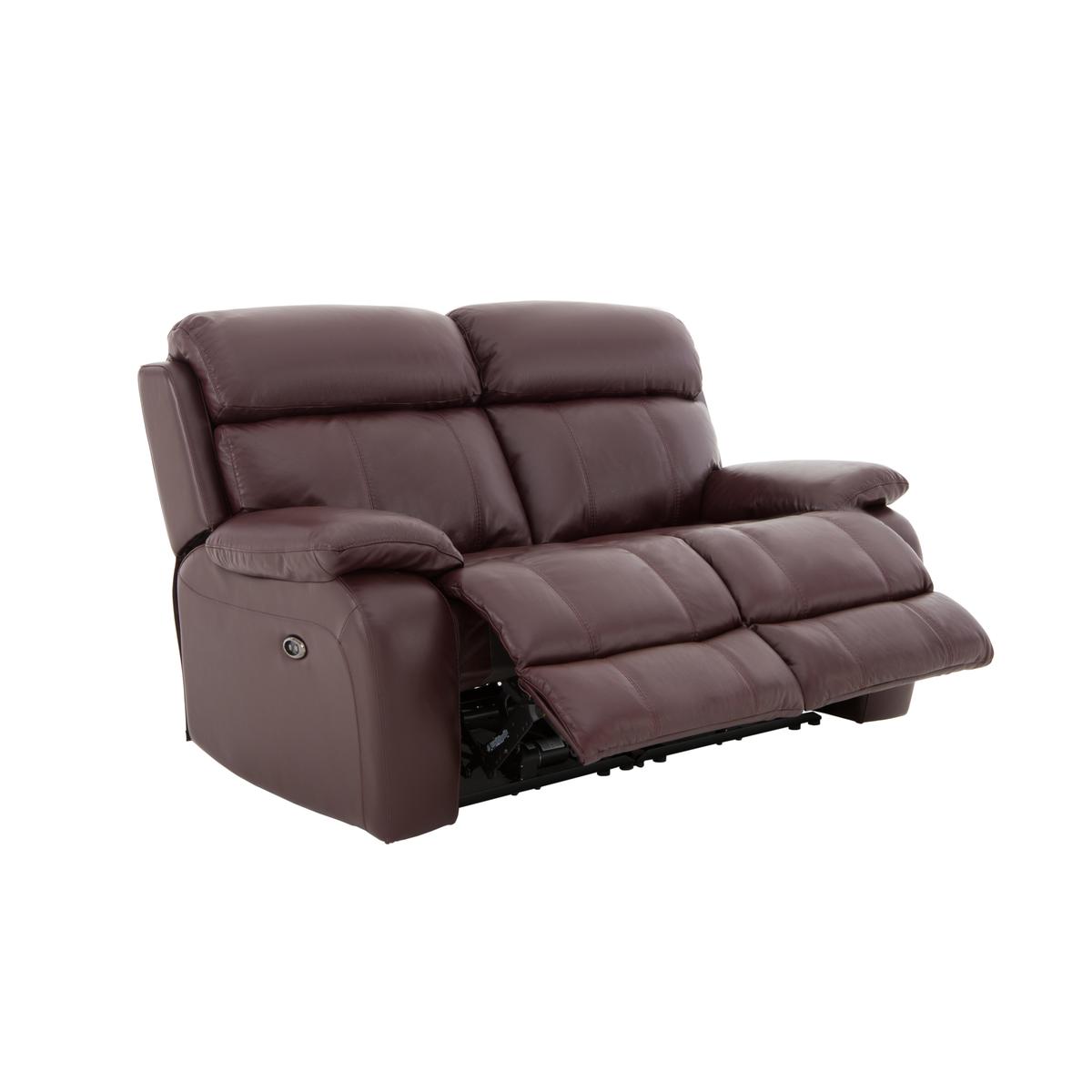 World of Leather - Moreno 2 Seater Leather Manual Recliner Sofa - Beige – image 4