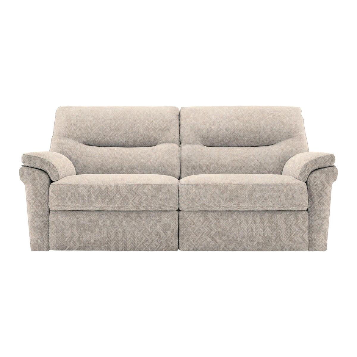 G Plan - Seattle 3 Seater Fabric Manual Recliner Sofa