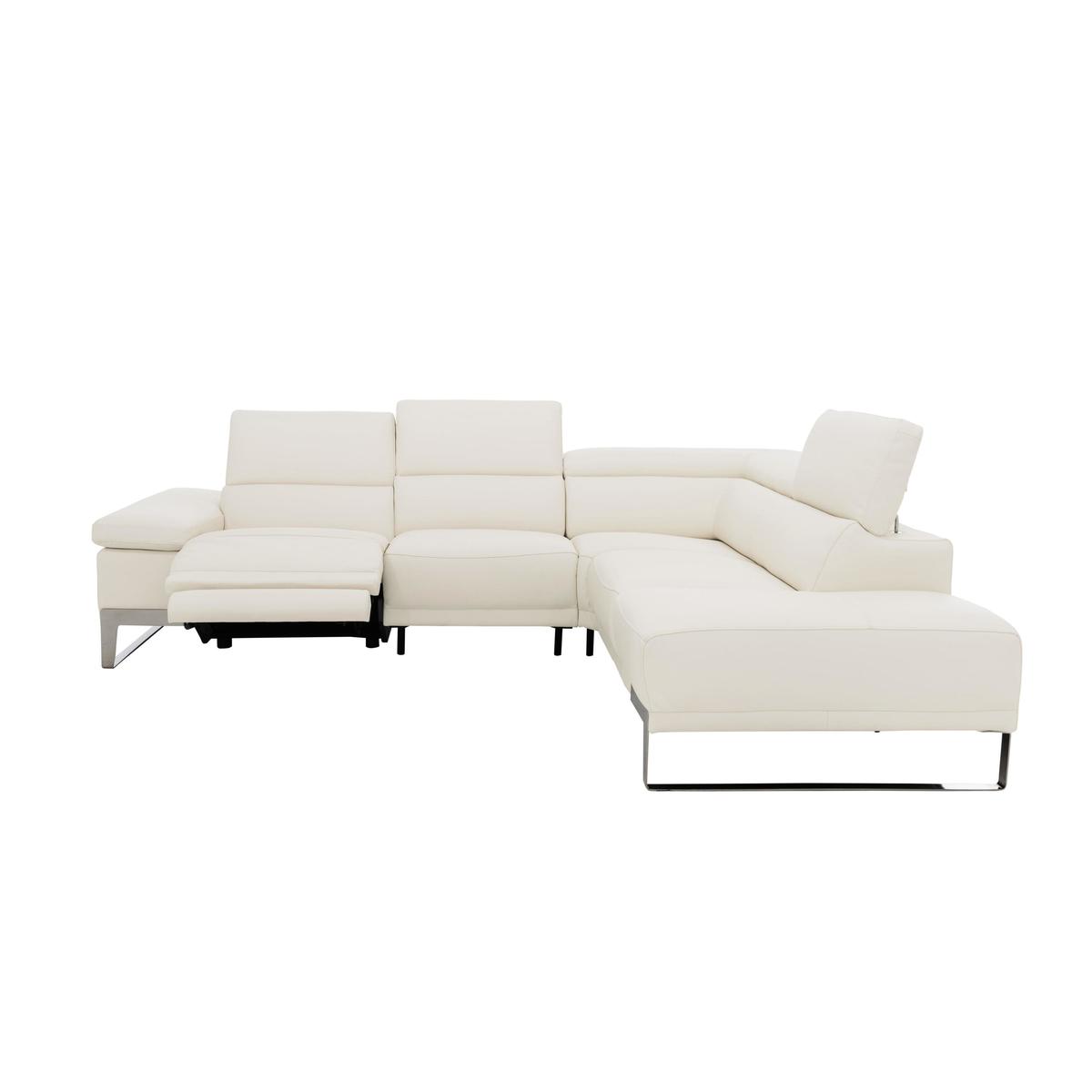 Nicoletti - Azione Leather Power Recliner Corner Chaise Sofa with Ratchet Headrests – image 4