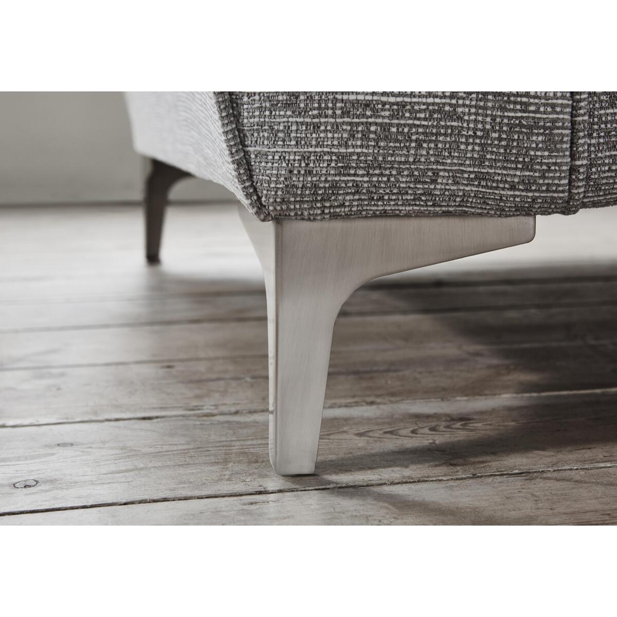 Isla 4 Seater Classic Back Fabric Sofa - Grey – image 4
