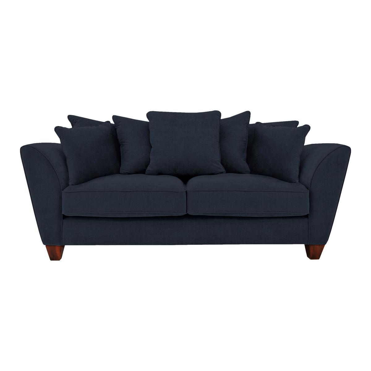 Tangier 3 Seater Pillow Back Fabric Sofa - By Furniture Village – image 1