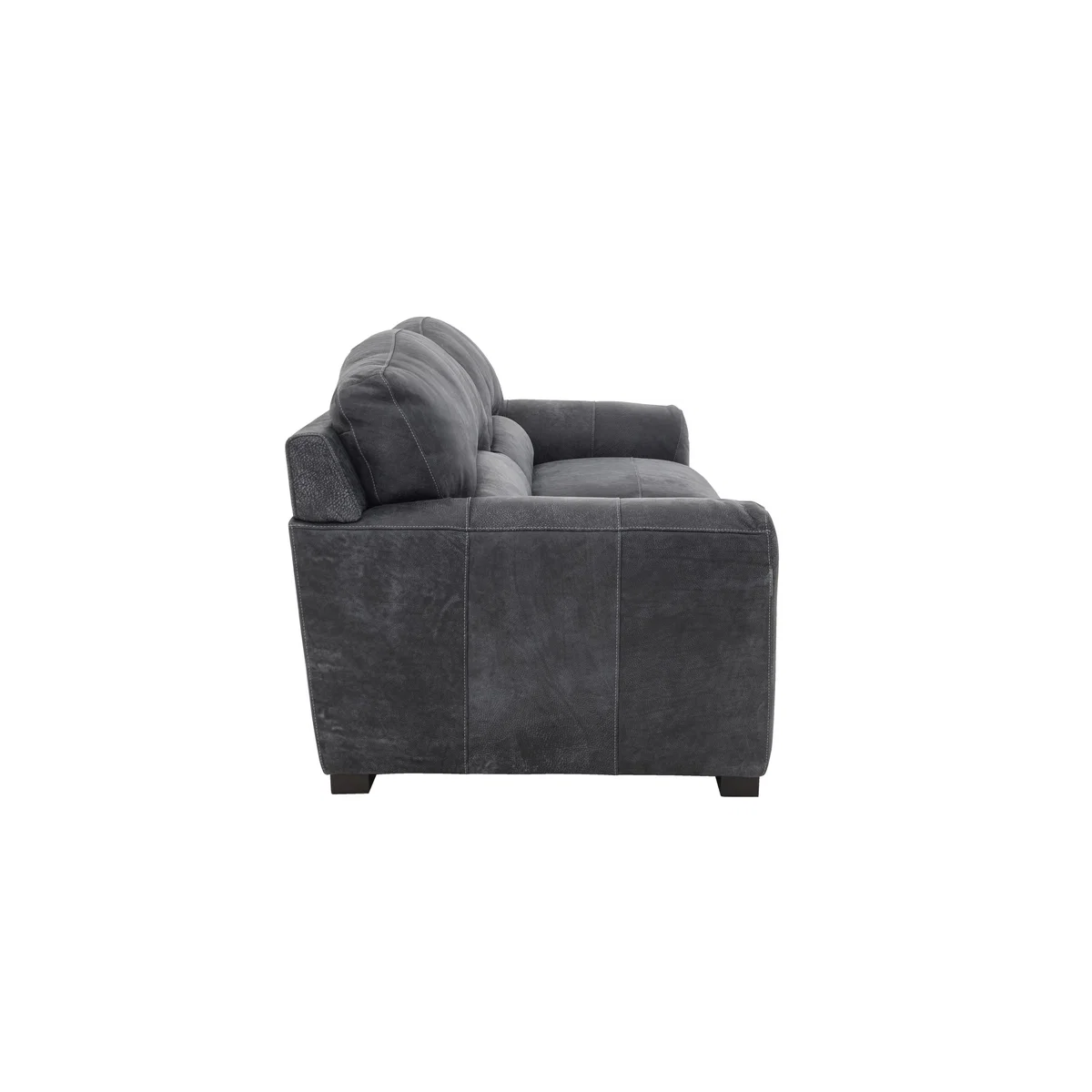 Castella 2 Seater Leather Sofa - Black - By Furniture Village – image 6