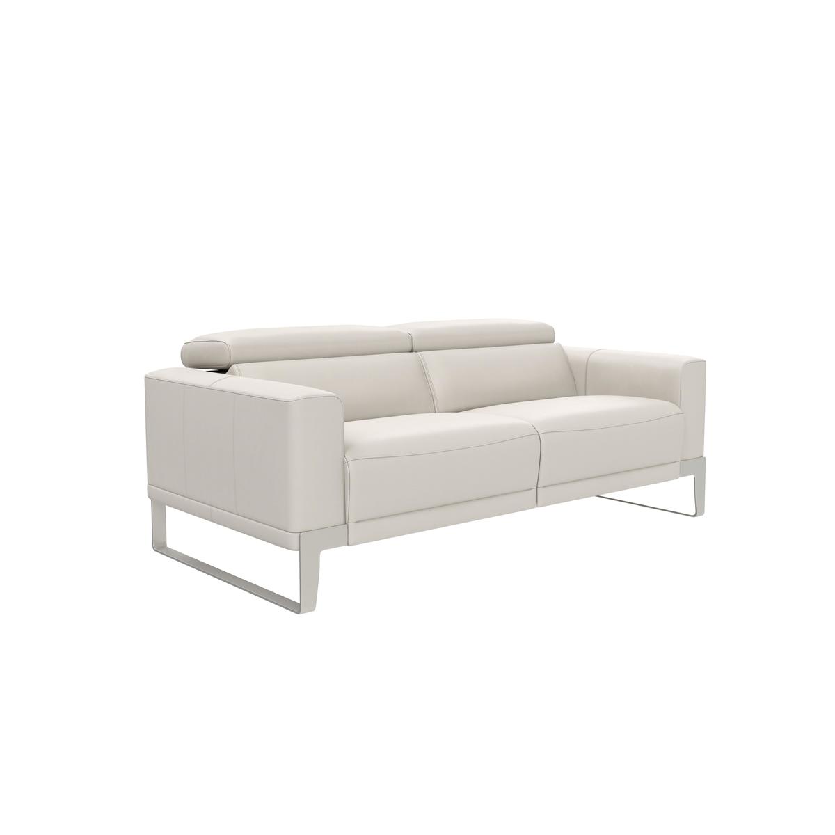 Nicoletti Azione 3 Seater Leather Sofa with Ratchet Headrest - By Furniture Village – image 2