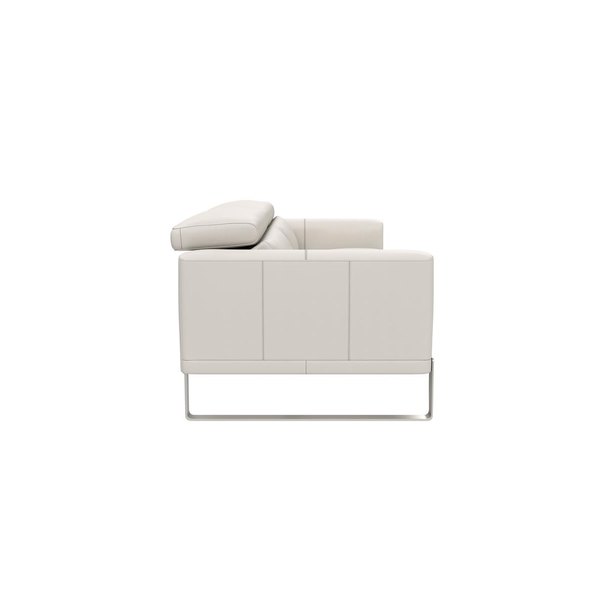 Nicoletti Azione 3 Seater Leather Sofa with Ratchet Headrest - By Furniture Village – image 3