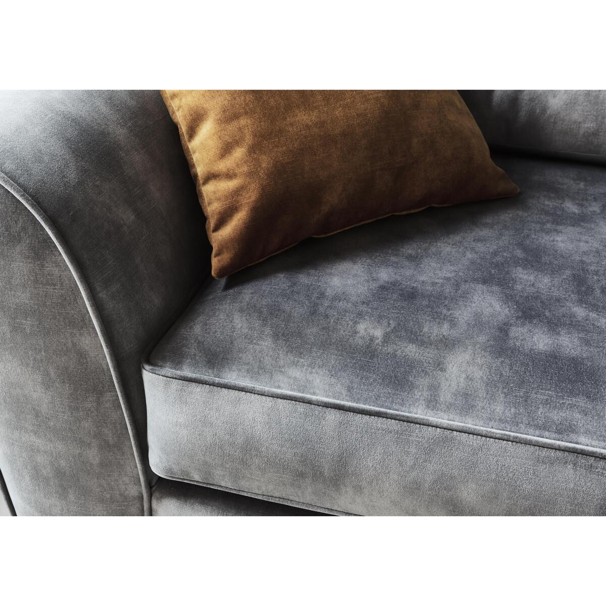 Nelly 4 Seater Fabric Sofa - Grey – image 4