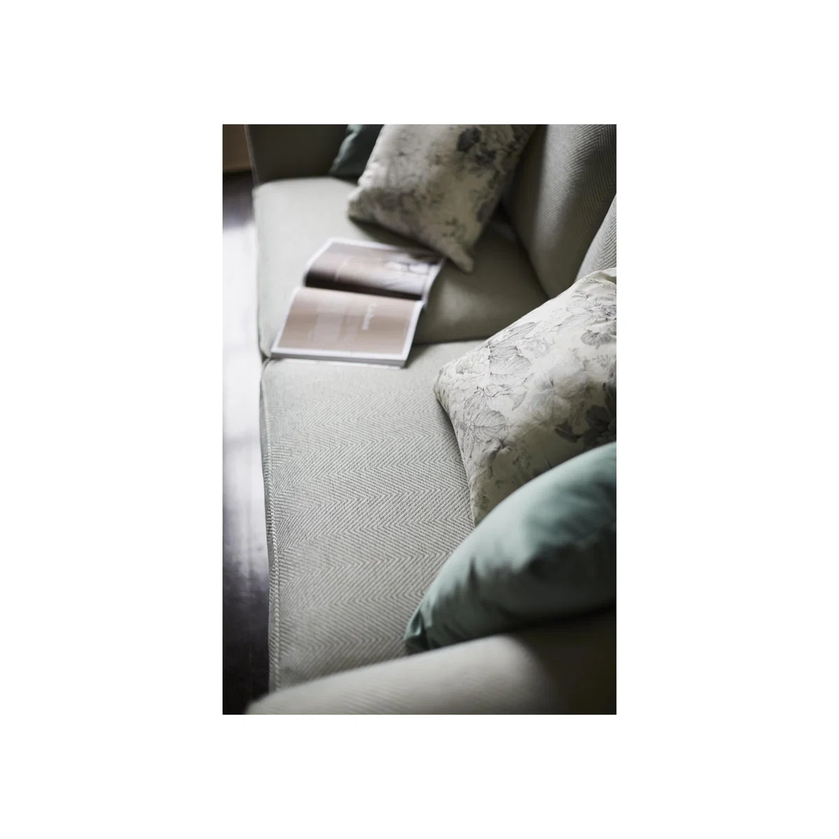 High Street Regent Street 3 Seater Fabric Sofa - Beige - By Furniture Village – image 3