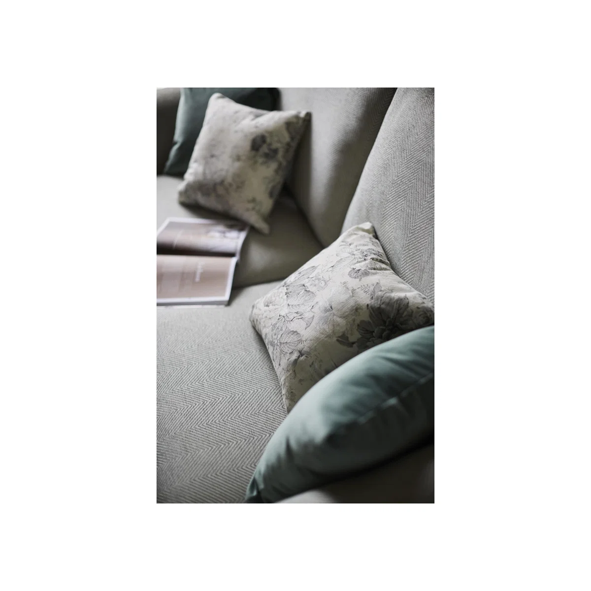 High Street Regent Street 3 Seater Fabric Sofa - Beige - By Furniture Village – image 7