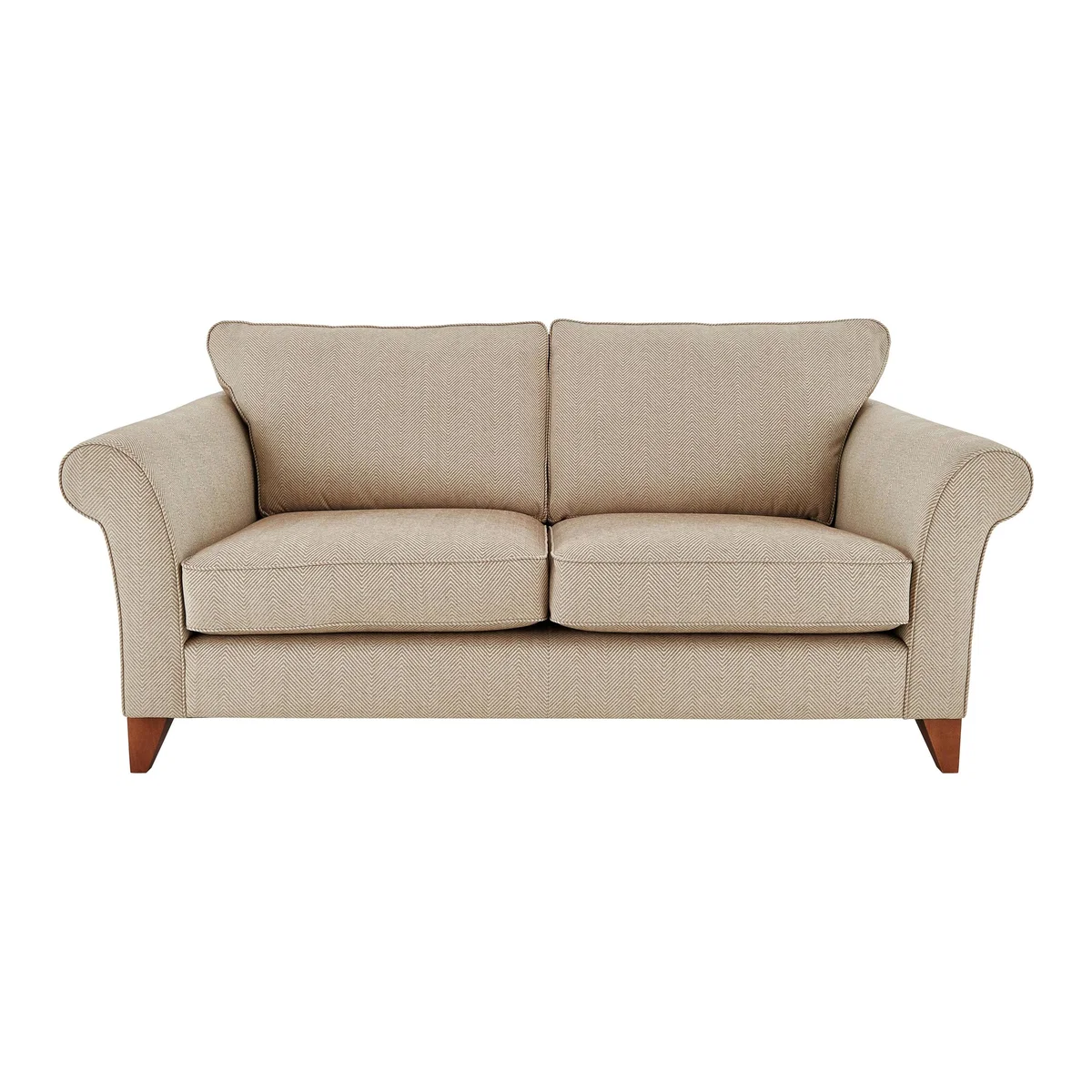 High Street Regent Street 3 Seater Fabric Sofa - Beige - By Furniture Village – image 1